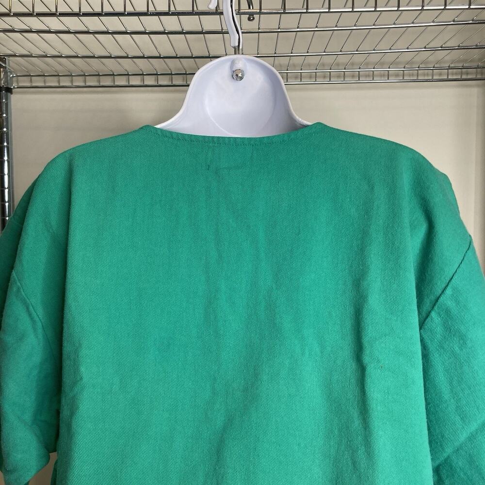 Vintage Macy’s INC International Concepts Women's Henley Top Size L Oversized - Picture 8 of 9
